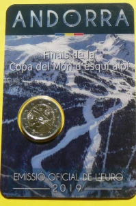 2 EURO ANDORA 2019 NARCIARSTWO ALPEJSKIE MENNICZA