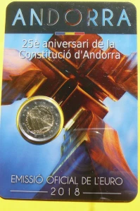 2 EURO ANDORA 2018 - 25 ROCZNICA KONSTYTUCJI MENNICZA