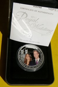 1$ AUSTRALIA 2011 KRÓLEWSKI ŚLUB WILLIAM CATHERIN