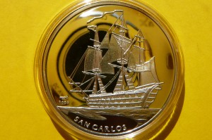 10 PESOS KUBA 2008 ŻAGLOWIEC SAN CARLOS HIT RZADKA