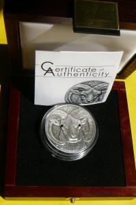 500 TUGRIK MONGOLIA 2013 OWCA ARGALI OVIS AMMON+CE