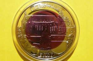 5 EURO LUKSEMBURG 2016 ZAMEK CLERVAUX Ag 925 NIOB