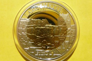 5 EURO LUKSEMBURG 2014 ZAMEK LAROCHETTE RZADKA Ag