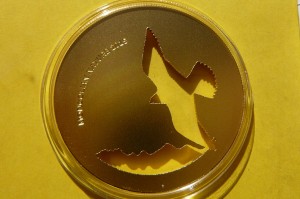 500 TUGRIK MONGOLIA 2015 SOKÓŁ RARÓG ZWYCZAJNY +CE