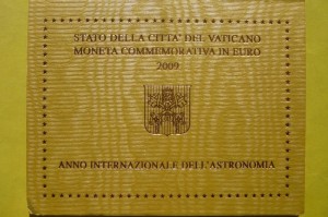 2 EURO WATYKAN 2009 MIĘDZYNARODOWY ROK ASTRONOMII MENNICZA