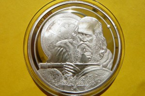 5$ NIUE 2021 GALILEUSZ SREBRO 999 UNCJA PROOF!!!