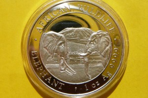 100 SHILL SOMALIA 2020 SŁOŃ SREBRO 999 PROOF UNCJA