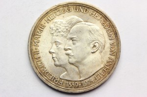 3 MARKI KAISERREICH ANHALT 1914 PARA ORYGIN STAN 2