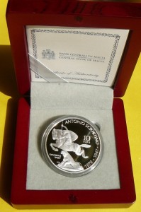 10 EURO MALTA 2016 ANTONIO SCIORTINO Ag RZADKA!!!