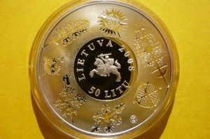 50 LIT LITWA 2008 DZIEDZICTWO KULTUROWE SREBRO 925