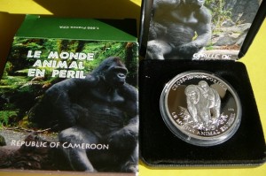 1000 FR KAMERUN 2010 GORYL CROSS RIVER Ag 999 Oz