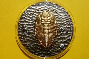 2$ NIUE 2016 EWOLUCJA ZIEMI TRYLOBIT Ag 2Oz RZADKA