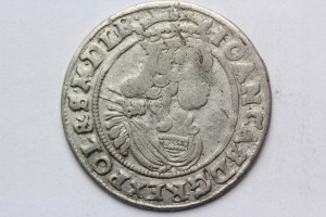 SZÓSTAK POLSKA 1665 AT JAN II KAZIMIERZ ST.2-/3++
