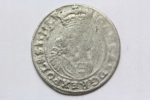 SZÓSTAK POLSKA 1666 AT - JAN II KAZIMIERZ- ST. 3+