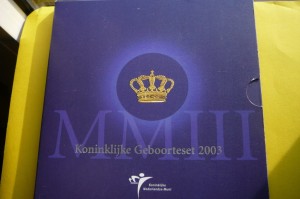 KMS EURO HOLANDIA 2003 KRÓLEWSKIE NARODZINY - UNC