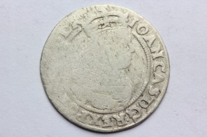 SZÓSTAK POLSKA 1666 AT JAN II KAZIMIERZ -ORYGINAŁ
