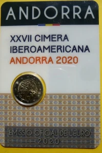 2 EURO ANDORA 2020 XXVII SZCZYT IBEROAMERYKAŃSKI MENNICZA