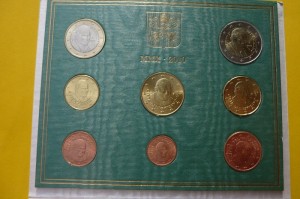 KMS EURO WATYKAN 2010 PAPIEŻ BENEDYKT XVI darklis