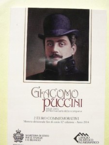 2 EURO SAN MARINO 2014 MUZYK GIACOMO PUCCINI MENNICZA