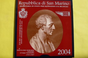 2 EURO SAN MARINO 2004 - BARTOLOMEO BORGHESI - UNC