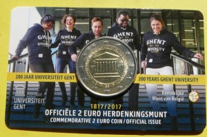 2 EURO BELGIA 2017 - UNIWERSYTET w GENT - MENNICZA