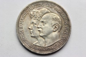 3 MARKI KAISERREICH ANHALT 1914 -PARA- STAN 2+