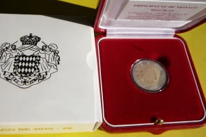 2 EURO MONACO BE 2010 KSIĄŻE ALBERT II PROOF MENNICZA