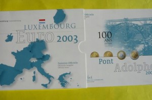 KMS LUKSEMBURG 2003 - KSIĄŻE ADOLPHE -100 ROCZNICA