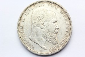 5 MAREK KAISERREICH WIRTEMBERGIA 1898 WILHELM Nr.2