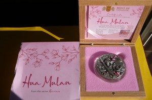 5$ NIUE 2021 - HUA MULAN BOHATERKI Ag 999 2Oz