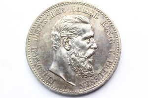 *5 MAREK KAISERREICH PRUSY 1888 FRYDERYK STAN 1-