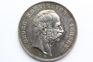 5 MAREK KAISERREICH SAKSONIA 1903-E- GEORG STAN!! 