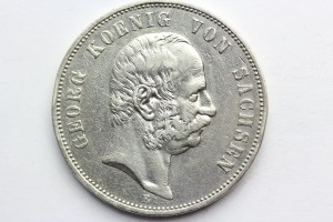 5 MAREK KAISERREICH SAKSONIA 1904-E- GEORG STAN!