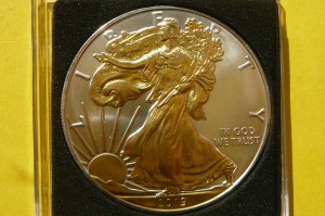 1$ USA 2019 LIBERTY BOGINI WOLNOŚCI Ag/Au 999 Oz 