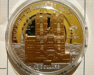 10$ COOK 2011 OPACTWO WESTMINISTER Ag 999 Oz +CER