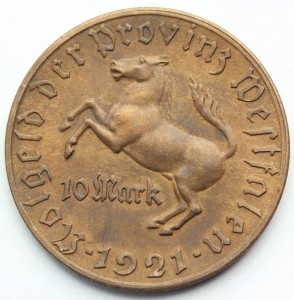 10 MAREK NIEMCY WESTFALIA 1921 STEIN KOŃ Nr.2