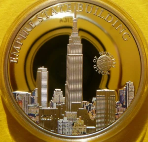 5$ PALAU 2013 NOWY JORK EMPIRE STATE BUILDING CUDA ŚWIATA