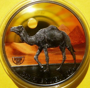 2$ NIUE 2020 WIELBŁĄD PUSTYNIA RUTHEN Ag 999 Oz +CE