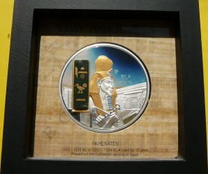 FIJI 50$ 2013 FARAON AKHENATEN KLEJNOTY EGIPTU 2Oz