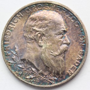 2 MARKI KAISERREICH BADENIA 1902 FRYDERYK I Nr.11 