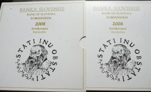 KMS EURO + 3 EURO SŁOWENIA 2008 OFICJALNE WYDANIE