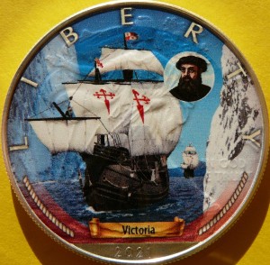 1$ USA 2021 LIBERTY ŻAGLOWIEC VICTORIA WIEK ŻAGLI