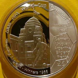 5 FUNTÓW GUERNSEY PIŁKA NOŻNA FIFA WORLD CUP MUNDIAL 2006 