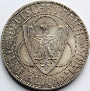 5 MAREK WEIMAR 1930 G WYZWOLENIE NADRENII RZADKA Nr.11