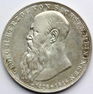 2 MARKI KAISERREICH SAKSONIA-MEININGEN 1915 POŚMIERTNA 