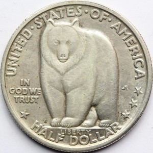 1/2$ USA 1936 ZESPÓŁ MOSTÓW SAN FRANCISCO OAKLAND RZADKA