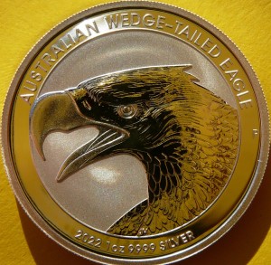 1$ AUSTRALIA 2022 ORZEŁ AUSTRALIJSKI SREBRO UNCJA