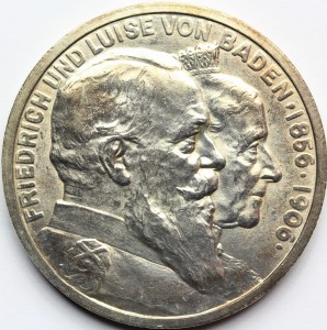 5 MAREK KAISERREICH BADENIA 1906 FRYDERYK I LUIZA Nr.2