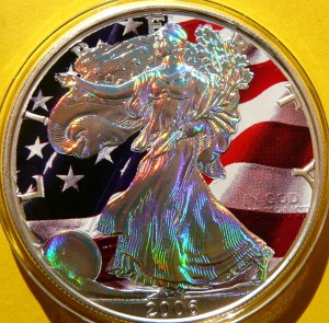 1$ USA 2006 LIBERTY BOGINI WOLNOŚCI HOLOGRAM KOLOR