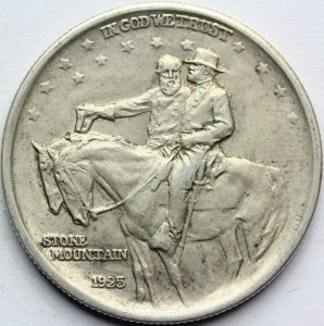 1/2$ USA 1925 STONE MOUNTAIN MEMORIAL RZADKA Nr.9